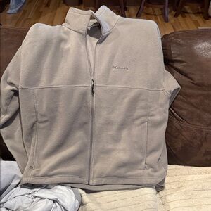 Columbia Beige Fleece Jacket